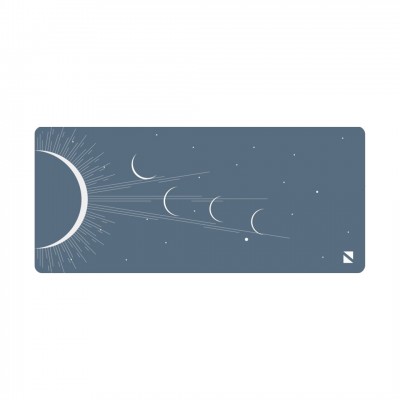 Noir Locus Deskmat Cloth - Blue Locus
